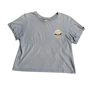 S Vibe N’ Malibu Women’s Cropped Baby Tee Crop Top Graphic T Shirt 100% Cotton